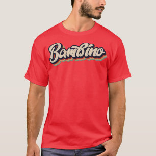 Camiseta Retro Vintage Bambino