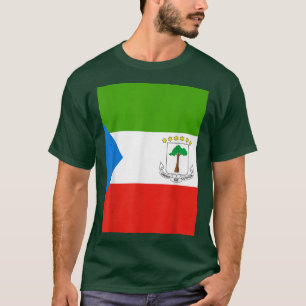 Camiseta Retro Vintage Bandeira Nacional Guiné Equatorial T