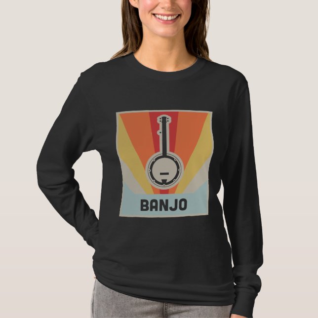 Camiseta Retro Vintage Banjo (Frente)