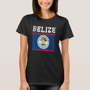 Camiseta Retro Vintage Belize Sinalizador Raízes Belizanas