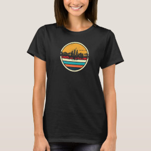Camiseta Retro Vintage Berlin Skyline Shirt Berlin Cidade d