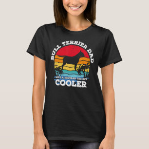 Camiseta Retro Vintage Best Bull Terrier Pai Ever Padres D