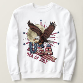 CAMISETA RETRO VINTAGE BOLD EAGLE EUA 4 DE JULHO