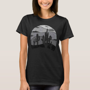 Camiseta Retro Vintage Cactus Para Homens Gardening 3