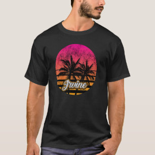Camiseta Retro Vintage California Cities Irvine Distúrbio