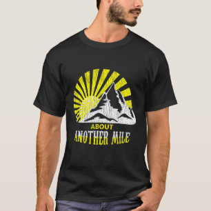 Camiseta Retro Vintage Caminhando ao Exterior Camping Mount