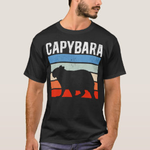 Camiseta Retro Vintage Capybara Cute Animal