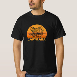 Camiseta Retro Vintage Capybara Giant Cavy Rodent Willife