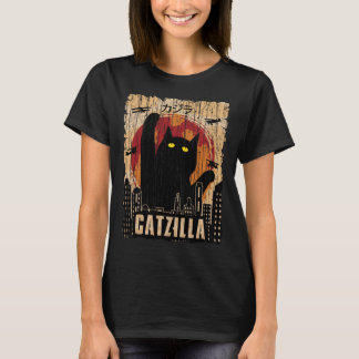 Camiseta Retro Vintage Catzilla Tshirt 948 Copy