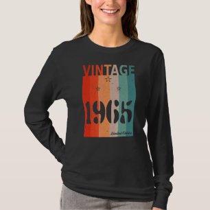 Camiseta Retro Vintage Celebration Made 1965 Edition Birthd