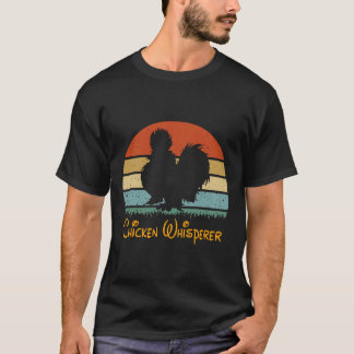 Camiseta Retro Vintage Chicken Whisperer Proud Silkie Mães