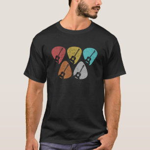 Camiseta Retro Vintage Coloca Violão Para Guitarrista
