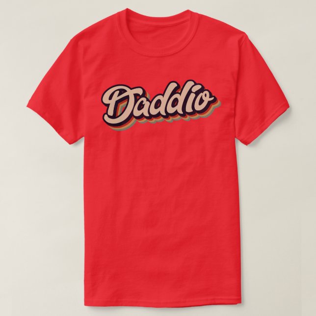 Camiseta Retro Vintage Daddio (Frente do Design)