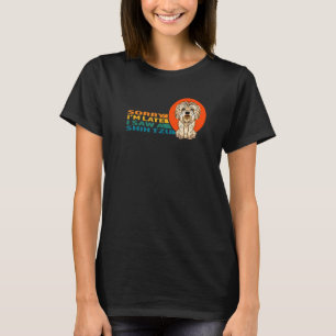 Camiseta Retro Vintage Desculpe-me Pelo Atraso Vi Um Cão Sh