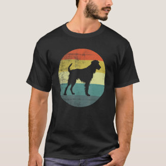 Camiseta Retro Vintage Design Irish Wolfhound Dog