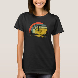 Camiseta Retro Vintage Disco Golf Frolf Disco Voador Golf P