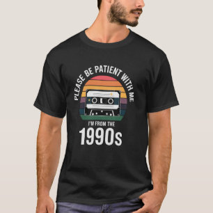 Camiseta Retro Vintage dos Anos 90 Fita Cassete Por Favor S