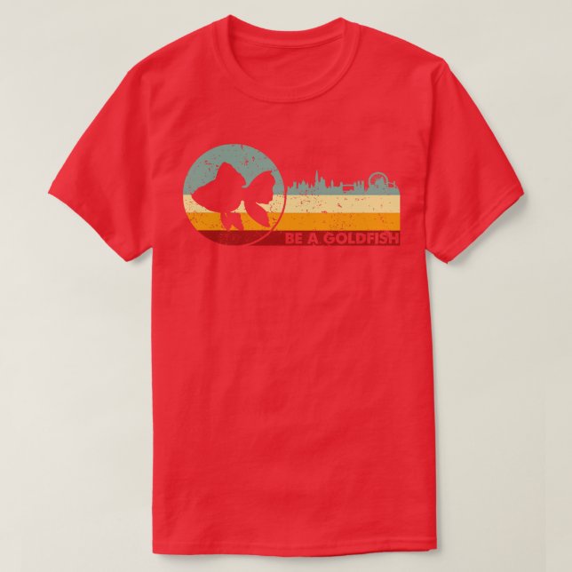 Camiseta Retro Vintage É Um Peixe Goldfish (Frente do Design)