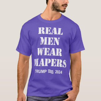 Camiseta Retro Vintage em Perturbação Homens Reais Vestem F