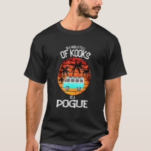 Camiseta Retrô Vintage Em Um Cheio Mundial De Kooks É Uma I
