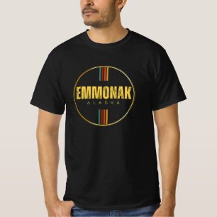 Camiseta Retro vintage Emmonak City Alaska, Estado 70, Groo