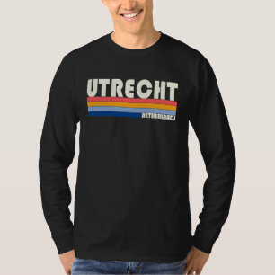 Camiseta Retro Vintage Estilo 70s 80s Utrecht, Holanda
