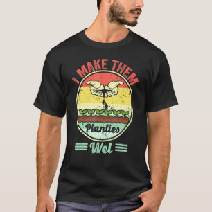 Camiseta Retro Vintage Eu Deixo-as Plantinhas Molhadas Jard