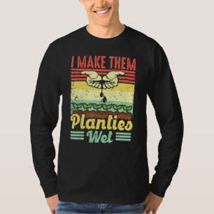 Camiseta Retro Vintage Eu Faço-Lhes Planetas Molhados De Pl