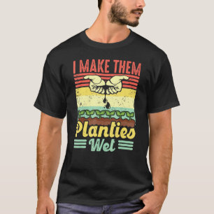 Camiseta Retro Vintage Eu Faço-Lhes Planetas Molhados De Pl