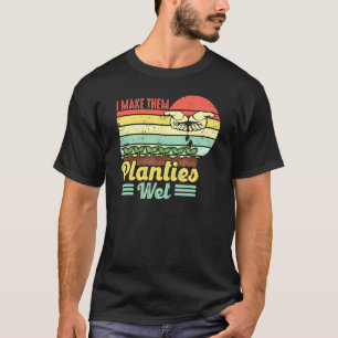 Camiseta Retro Vintage Eu Faço-Lhes Planetas Molhados De Pl