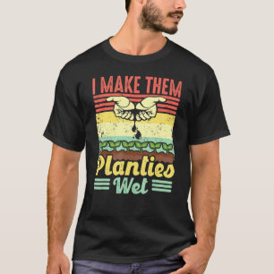 Camiseta Retro Vintage Eu Faço-Lhes Planetas Molhados De Pl