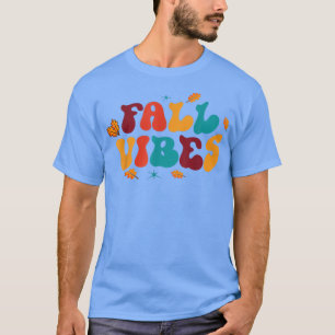 Camiseta Retro Vintage Fall Vibes Pumpkin Sai Do Outono Tha
