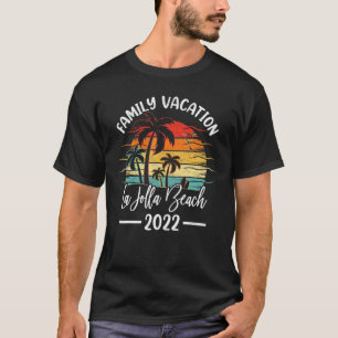 Camiseta Retro Vintage Family Vacation 2022 California La J