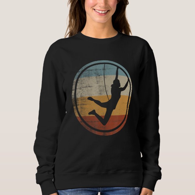 Camiseta Retro Vintage Female Climber Mountain Climbing (Frente)