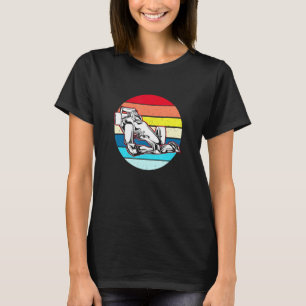 Camiseta Retro Vintage Fórmula Racing Sunset Race Car
