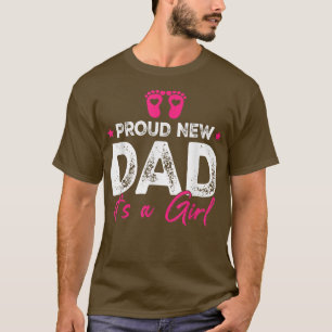 Camiseta Retro Vintage Gênero Revela Novo papai Orgulhoso É