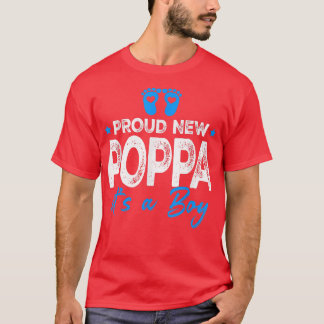 Camiseta Retro Vintage Gênero Revela Orgulho Novo Poppa É U