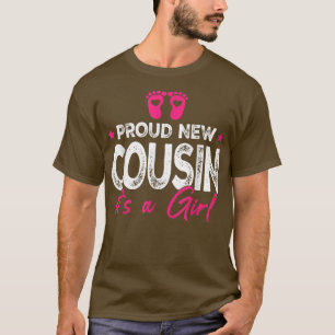 Camiseta Retro Vintage Gênero Revela Orgulho Novo Primo É U