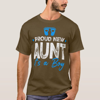 Camiseta Retro Vintage Gênero Revela uma Tia Nova Orgulhosa