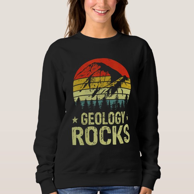 Camiseta Retro Vintage Geology Rocks   Geologist Geographer (Frente)