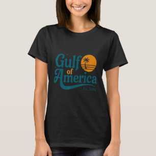 Camiseta Retro Vintage Golfo Da América Do Norte 2025 Ameri