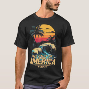 Camiseta Retro Vintage Golfo Da América Do Norte 2025 Ameri