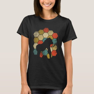 Camiseta Retro-vintage Gorilla e animal fofo 4