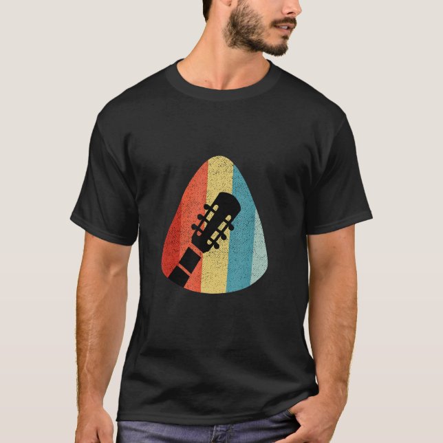 Camiseta Retro Vintage Guitarista Guitarista Bassista (Frente)