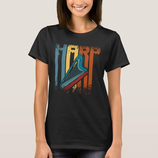 Camiseta Retro Vintage Harp (Frente)