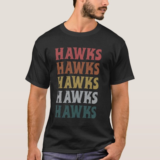 Camiseta Retro Vintage Hawks (Frente)