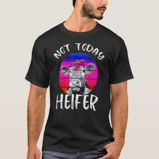 Camiseta Retro Vintage Hoje Não Heifer Vinhas