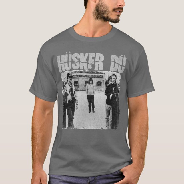 Camiseta Retrô Vintage Husker Du (Frente)