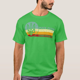 Camiseta Retro Vintage I Stand Com A Ucrânia