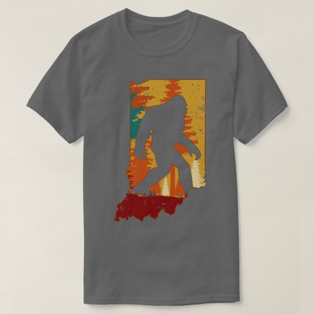 Camiseta Retro Vintage Indiana (Frente do Design)